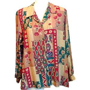 Allison Daley size 18 long sleeve blouse